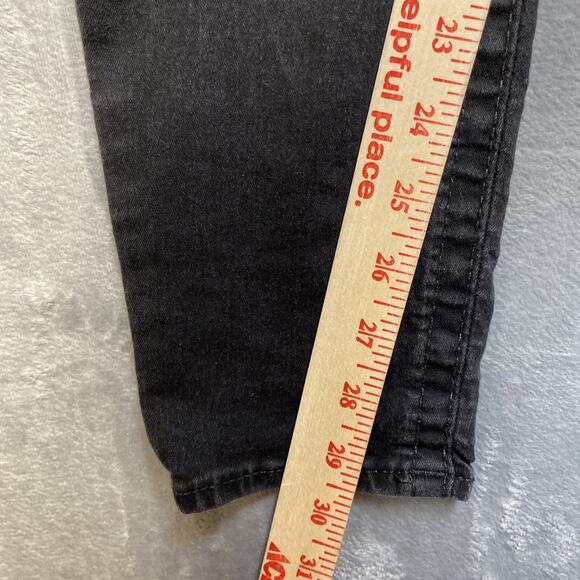 True Religion Skinny Jeans Women’s Size 31 Black Denim *Stretch Marks* - Picture 6 of 12